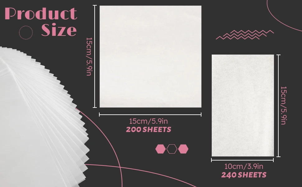 220 Sheets Diamond Painting Paper – Double-Sided Non-Stick Cover Replacement for 5D Diamond Painting Accessories