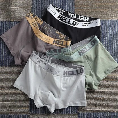 1/5pcs Men's Sexy Underwear Boxers | Comfortable and Breathable Cotton Panties in Fashionable Styles | Soft Boxershorts for Boys