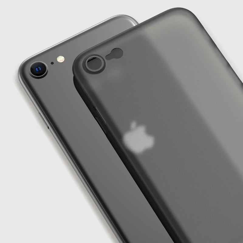 Ultra-Thin 0.3mm iPhone Case - Transparent Matte PP Full Cover for iPhone SE 2020, 6/6S Plus, 7, 8, X, XR, XS Max & 11 Pro