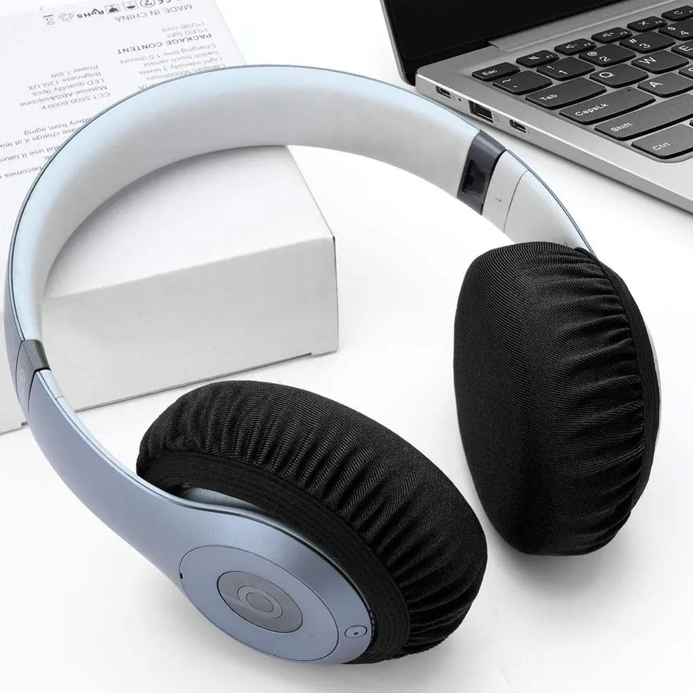 Reusable Soft Headphones Earpad Covers: Hygienic Elastic Dust-Proof Protectors - Durable, Breathable, and Washable, 2 Pairs