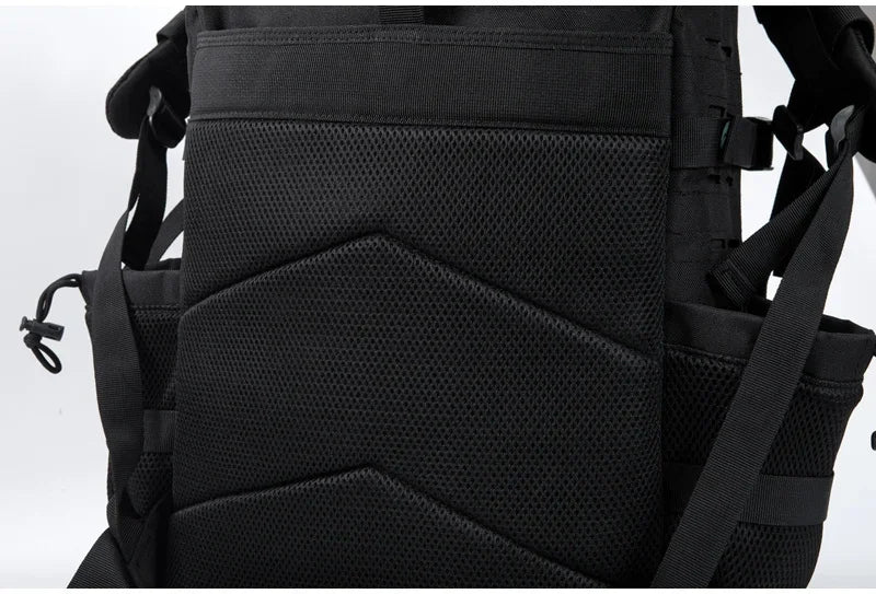 QT&QY 25L/45L Tactical Backpack – Outdoor Survival & Hiking Rucksack for Men & Women, Bug Out Bag with Bottle Holder