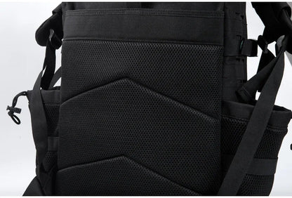 QT&QY 25L/45L Tactical Backpack – Outdoor Survival & Hiking Rucksack for Men & Women, Bug Out Bag with Bottle Holder