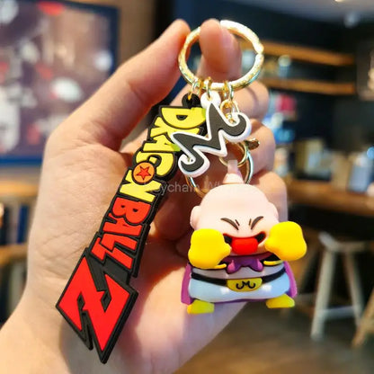 Dragon Ball Z Keychain – Super Saiyan Goku, Bulma, Broly, Piccolo & Majin Buu Car Pendant Toy Gift for Kids