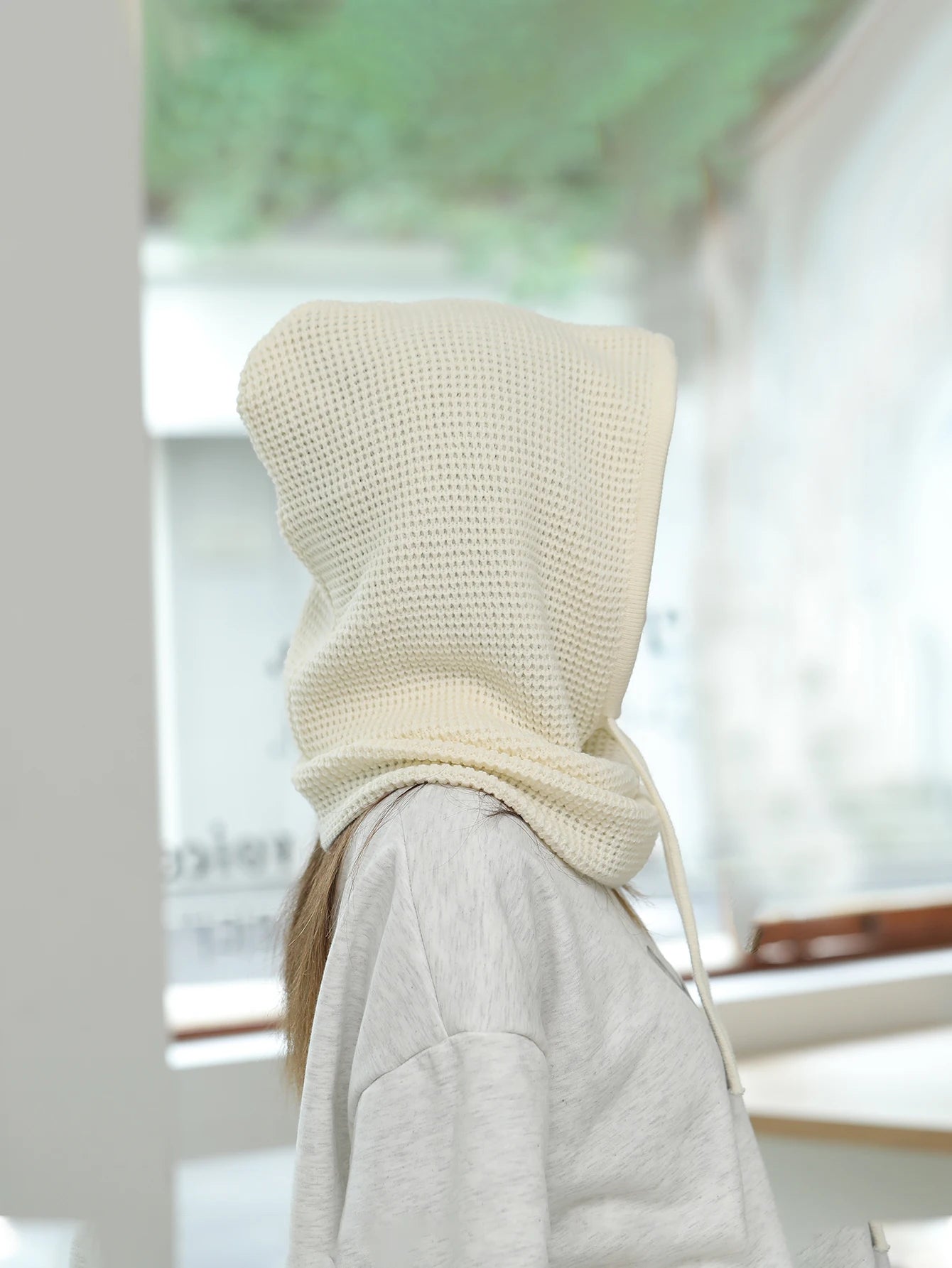 Women’s Winter Beanie Hat with Knit Balaclava – Neck Warmer & Ski Snow Scarf