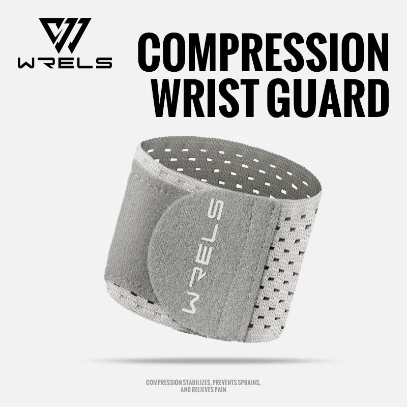 WRELS Adjustable Sports Wristband — Elastic Compression Wrist Wraps for Basketball, Weight Training, and Support