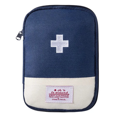Portable Medicine Bag – Cute First Aid Kit Organizer, Medical Emergency Kit for Travel, Outdoor & Household Pill Storage