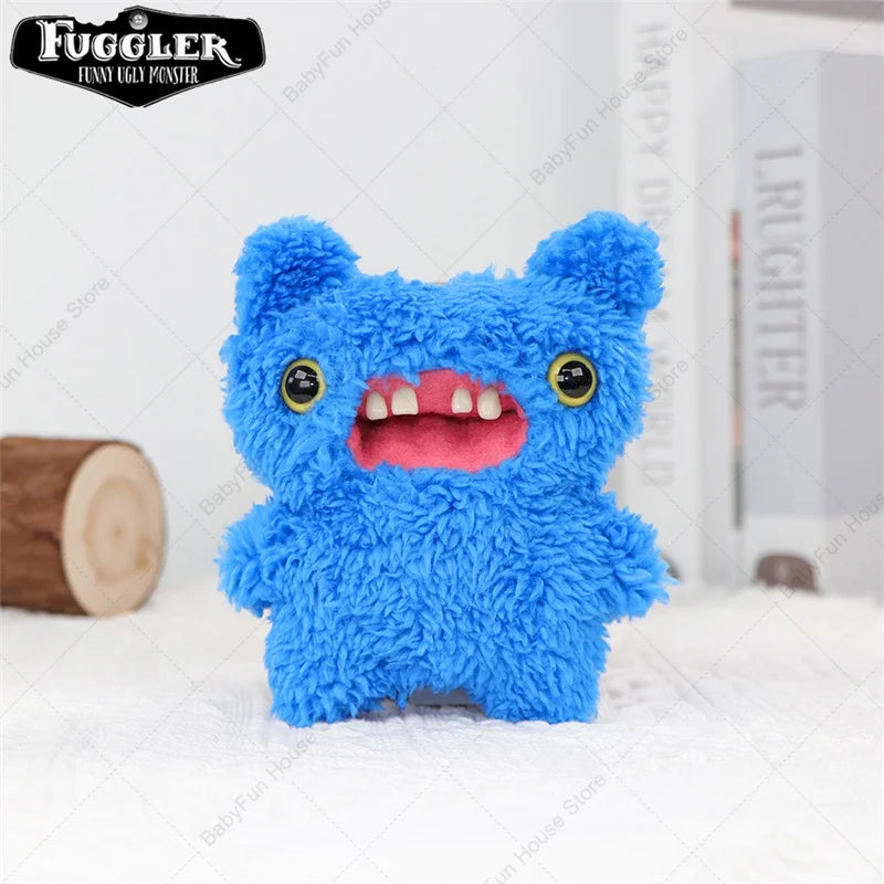 Original Fuggler Ugly Teeth Plush Keychain – Wide-Eyed Monster, Alien & Rabbit Peluche Pendant Toy