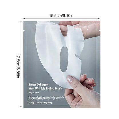 4pcs Collagen Face Mask – Deep Moisturizing & Nourishing, Firms Skin & Reduces Wrinkles