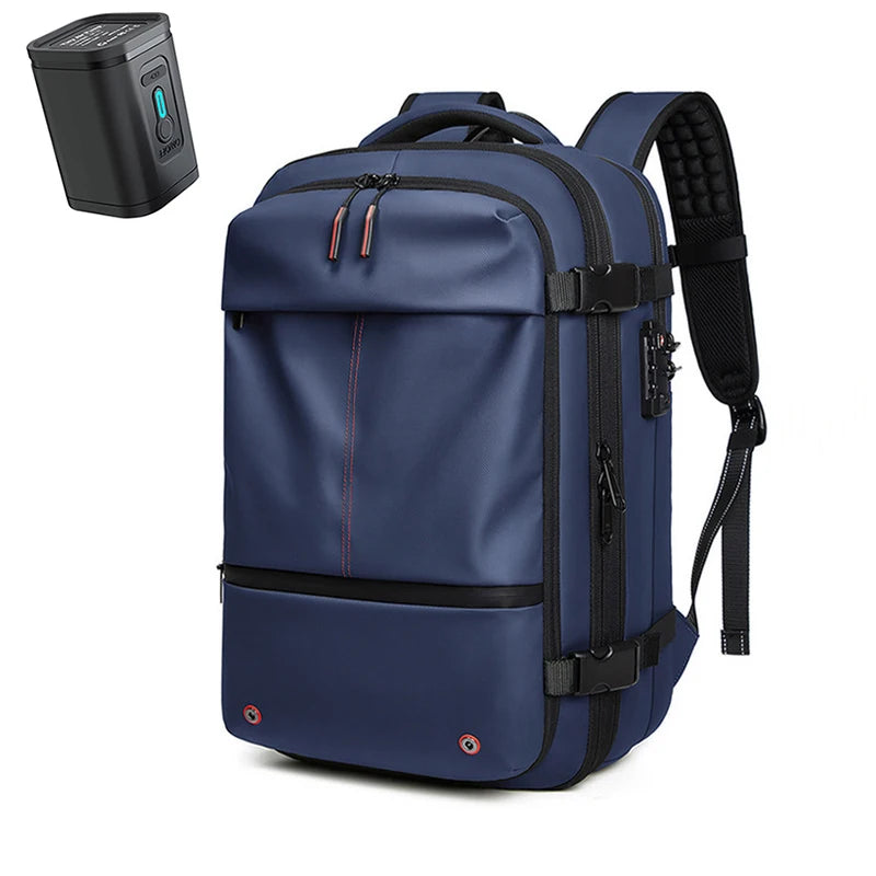 Men's Travel Backpack – Large Capacity 17-Inch Laptop Backpack, Business & Hiking Expandable School Bag