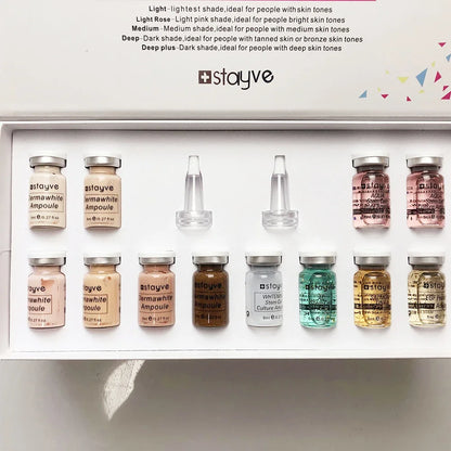 Korea Original Stayve BB Cream Glow Starter Kit – Niacinamide & Peptide Face Serum Essence for Skin Care