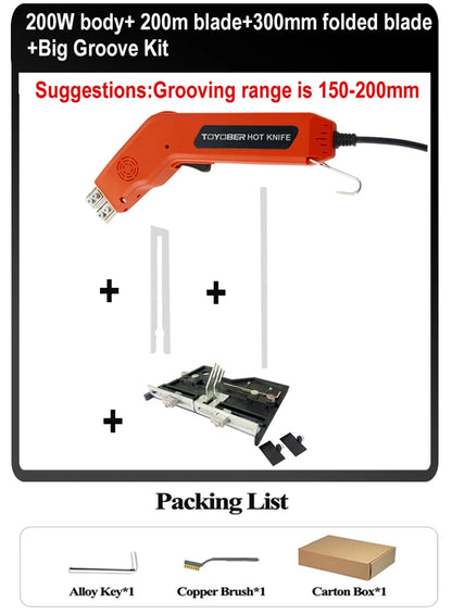 Electric Foam Cutter Hot Knife – Polystyrene, Styrofoam, Fabric, and Rope Cutting Tool for DIY Projects