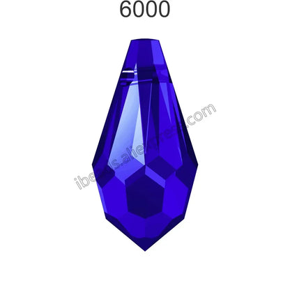 Austria Crystal Drop Pendant - Genuine 6000 Series Rhinestone Charm Bead for DIY Jewelry Making