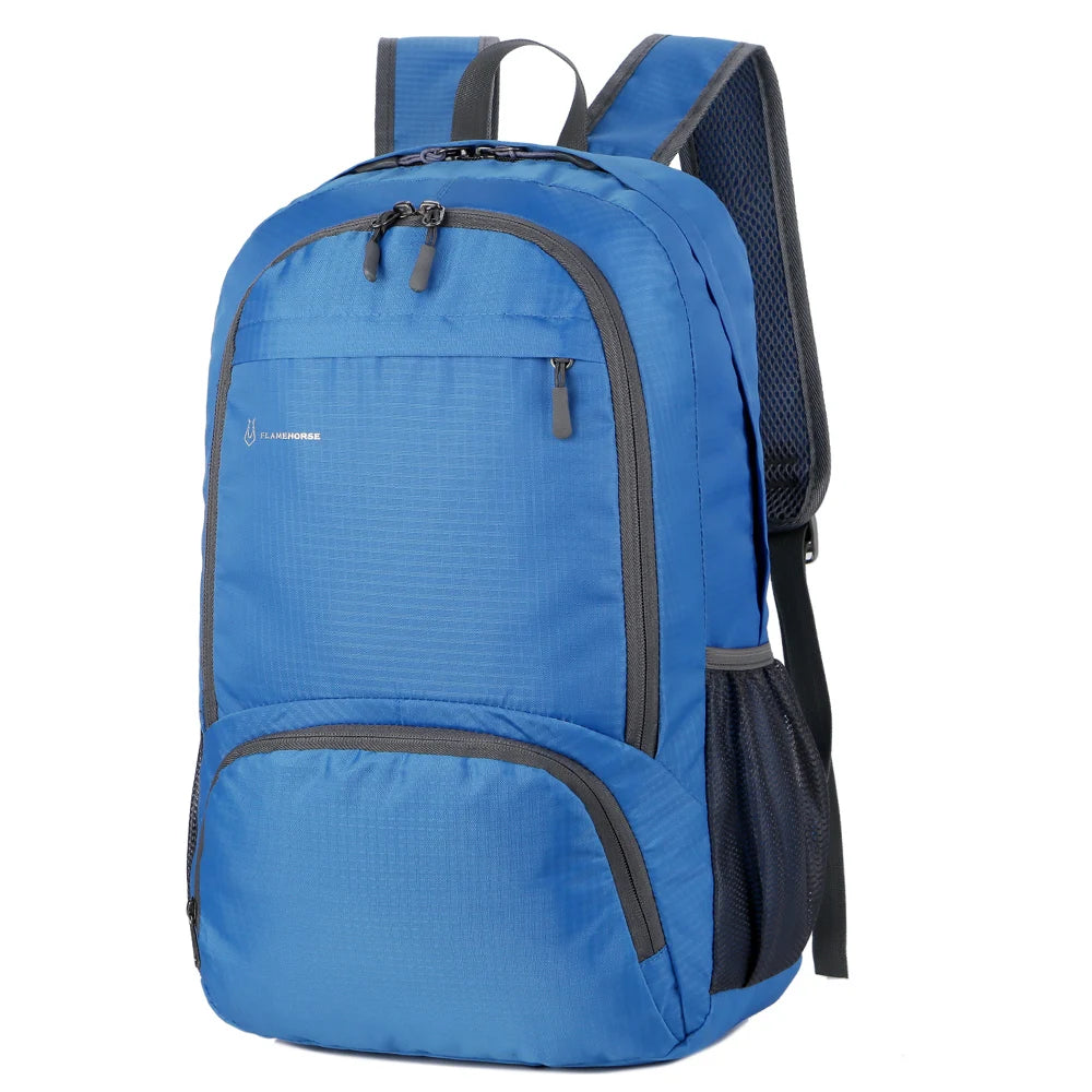 Lightweight Foldable Backpack - Waterproof Packable Daypack for Men & Women, Outdoor Travel, Hiking, Cycling & Camping Shoulder Bag