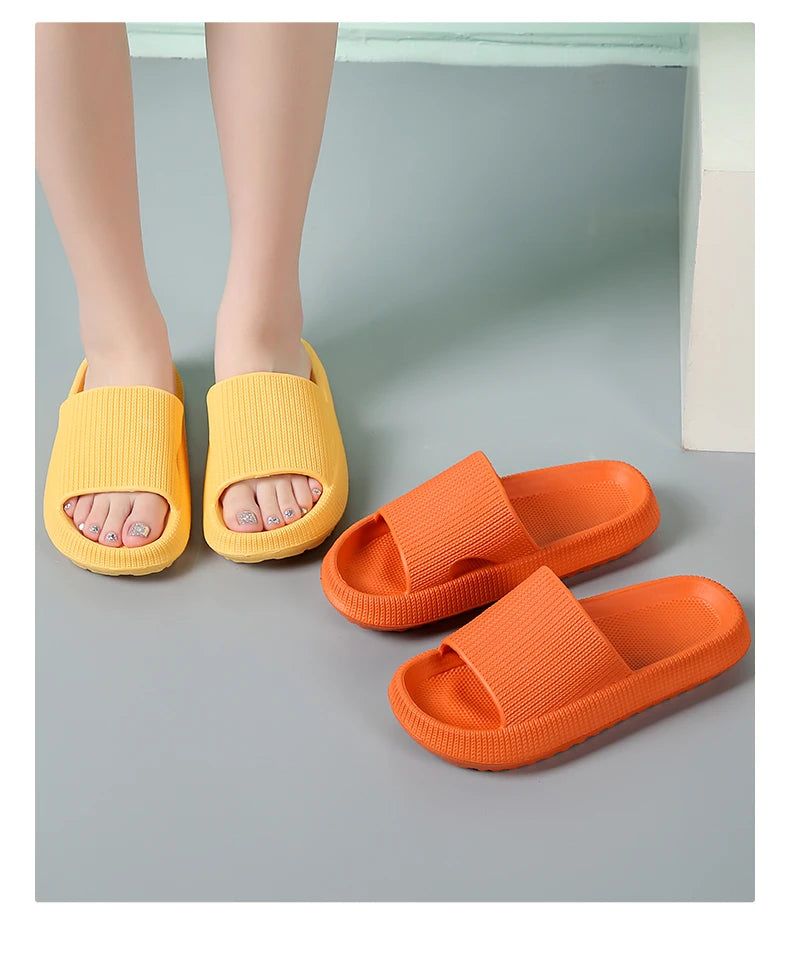 Men’s Soft-Soled Non-Slip Slippers – Summer Home EVA Comfort Slippers