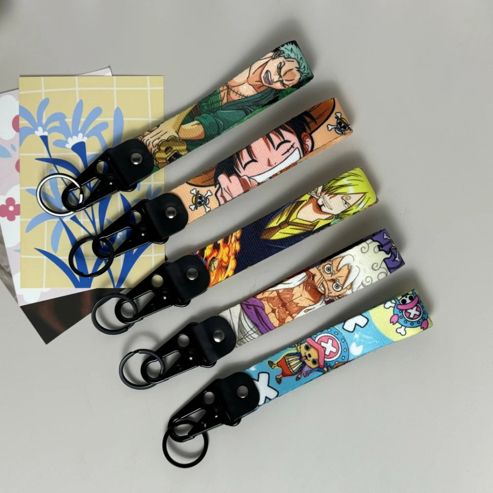 One Piece Eagle Beak Keychain Lanyard – Anime Manga Badge Holder & USB Pendant Accessories