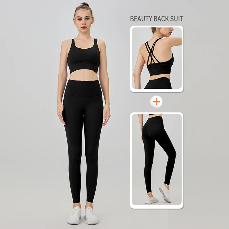 Women's High Waist Seamless Leggings - Naked Feel Push Up Yoga Pants For Fitness, Running & Gym Training