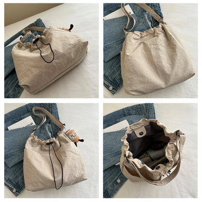 Large Capacity Women's Shoulder Bag – Lightweight Crossbody, Minimalist Tote for Summer
