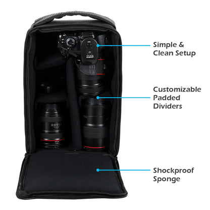 Waterproof DSLR Camera Backpack – Multi-Functional Outdoor Bag for Nikon, Canon, and Digital Camera Gear