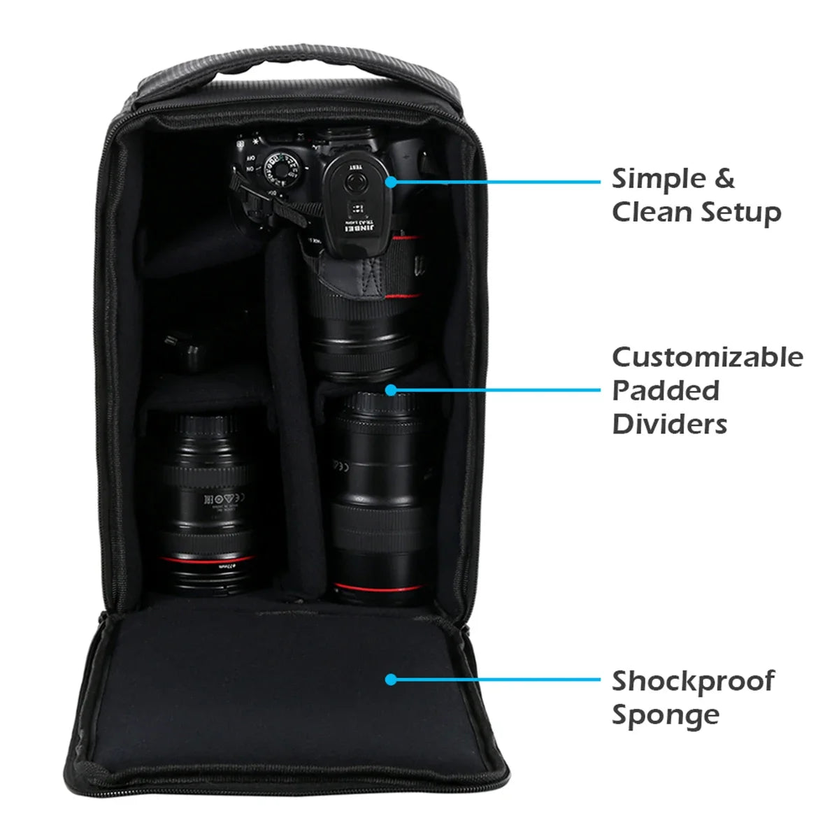 Waterproof DSLR Camera Backpack – Multi-Functional Outdoor Bag for Nikon, Canon, and Digital Camera Gear
