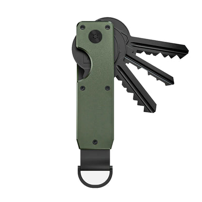 Compact Metal Key Organizer – Minimalist Key Case Holder for 2-6 Keys, Secure Keychain