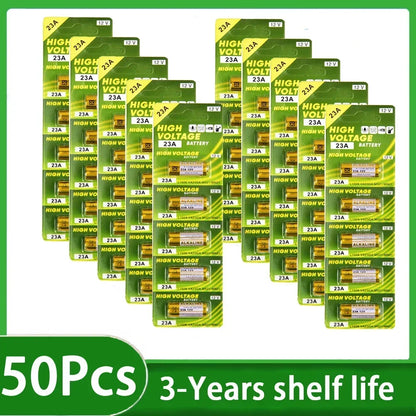 12V A23 Battery Pack - 23A Alkaline Batteries for Doorbells Remote Controls & Electronic Toys