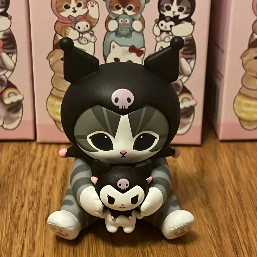 Mofusand Shark Cat Blind Box - Cute Fish Vinyl Doll Toy Display Collectible Figure
