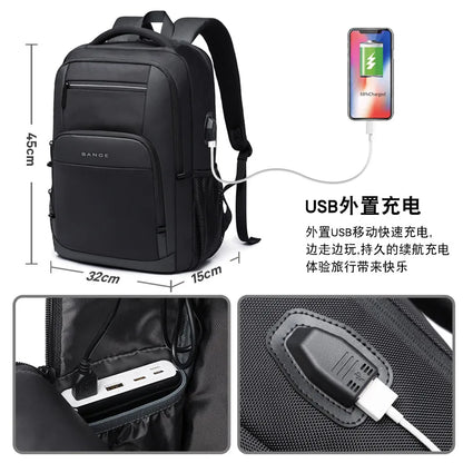 Bange Men’s Laptop Backpack – Designer School, Motorcycle, Tactical & Travel Bag for Boys