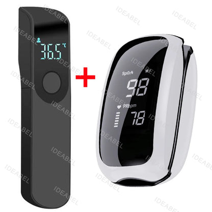 Rechargeable Digital Infrared Thermometer - Non-Contact Body Temperature Monitor for Adults and Infants with LCD Display