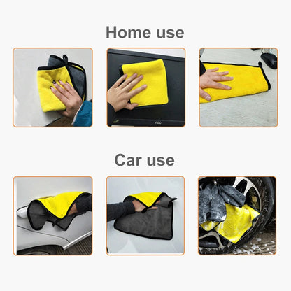 Extra Soft Car Wash Microfiber Towel - 3/5/10 pcs Car Cleaning Drying Cloth for Detailing, Care, and Wash - Scratch-Free Towel