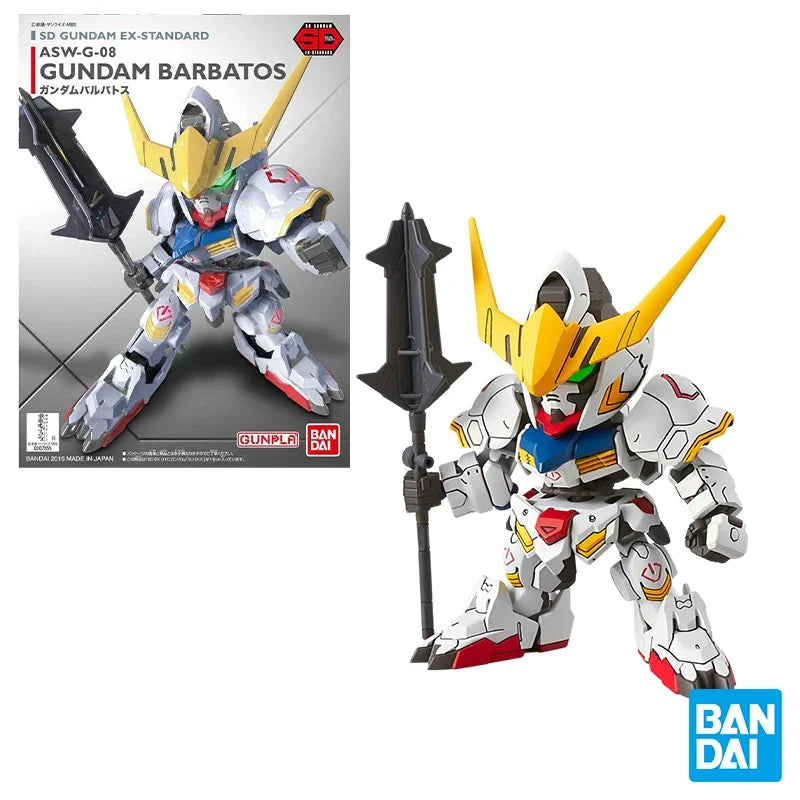 Bandai Gundam SDEX Action Figure – RX-78-2, Aile Strike, Exia, Unicorn, Astray Red Frame & Barbatos Model Kit