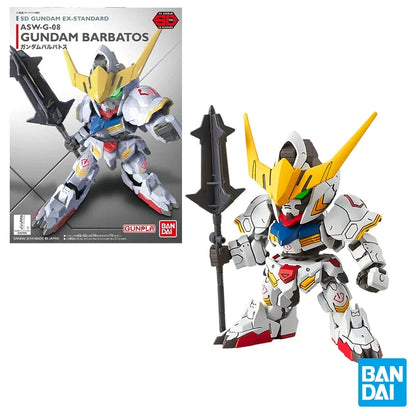 Bandai Gundam SDEX Action Figure – RX-78-2, Aile Strike, Exia, Unicorn, Astray Red Frame & Barbatos Model Kit