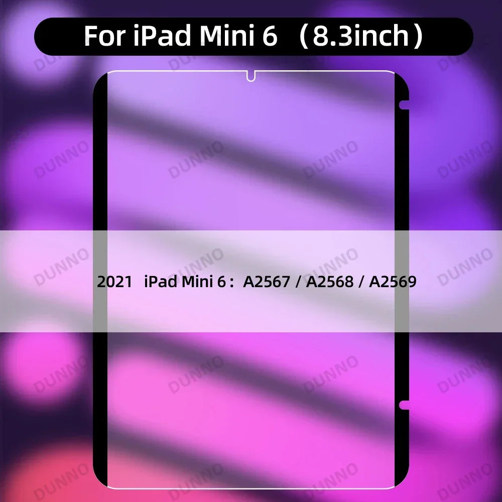 Paperfeel Magnetic Screen Protector for iPad Air & Pro 11/13 (2024 M2/M4) – Compatible with iPad 10th, 9.7, 10.2, 10.5, Mini 4/5/6, 5th–9th Gen