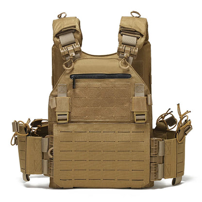 Outdoor Training Vest – Multi-Functional Waterproof MOLLE Expansion Quick-Release Wear-Resistant Tactical Vest