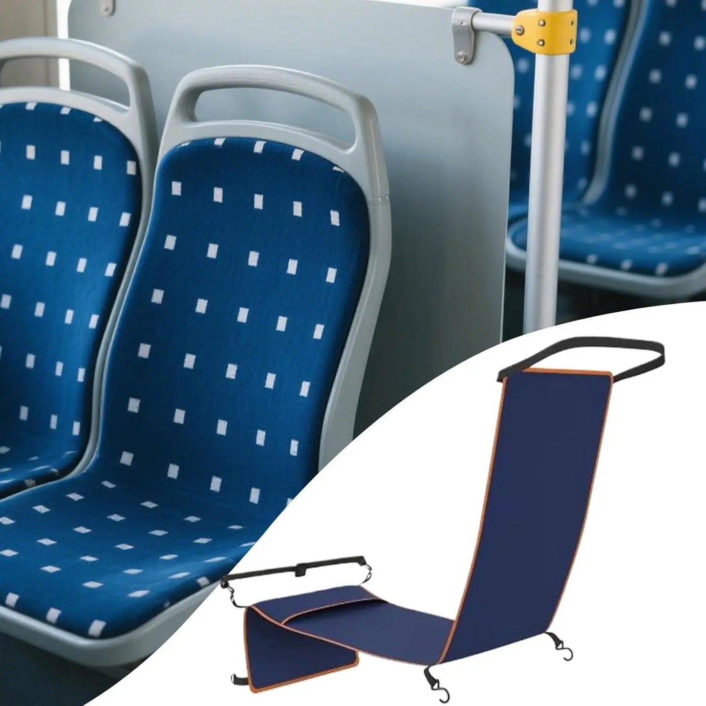 Car Travel Hammock - Portable Footrest & Sleeping Bed for Adults and Children