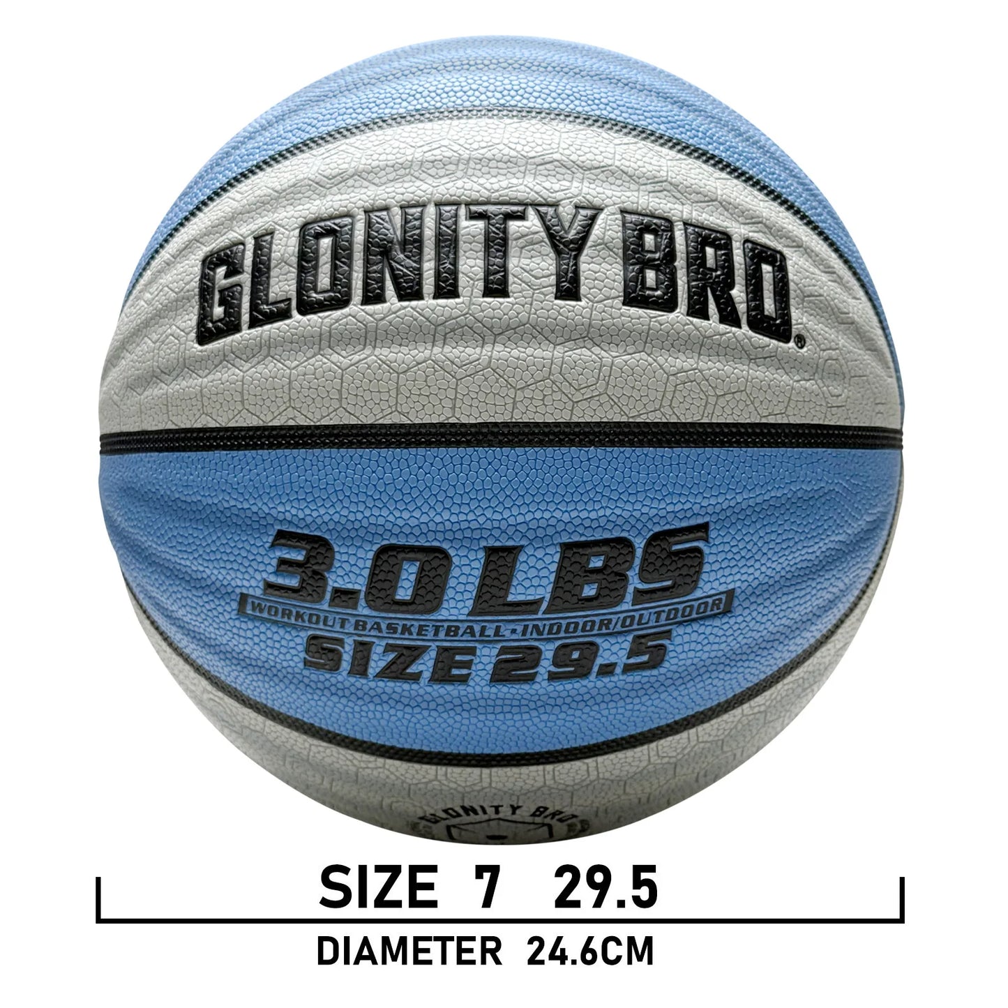 Heavy Weighted Basketball 28.5"/29.5" – Non-Slip Training Ball for Dribbling, Passing & Rebounding