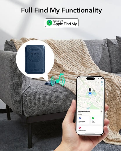 ESR MagSafe Wallet with Find My — Strong Magnetic 5-Card Holder for iPhone 16/15/14/13/12 Series