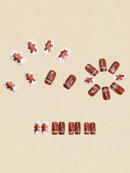 Christmas 3D Nail Art Stickers – Santa, Snowman, Tree, Snowflake & Holiday Designs