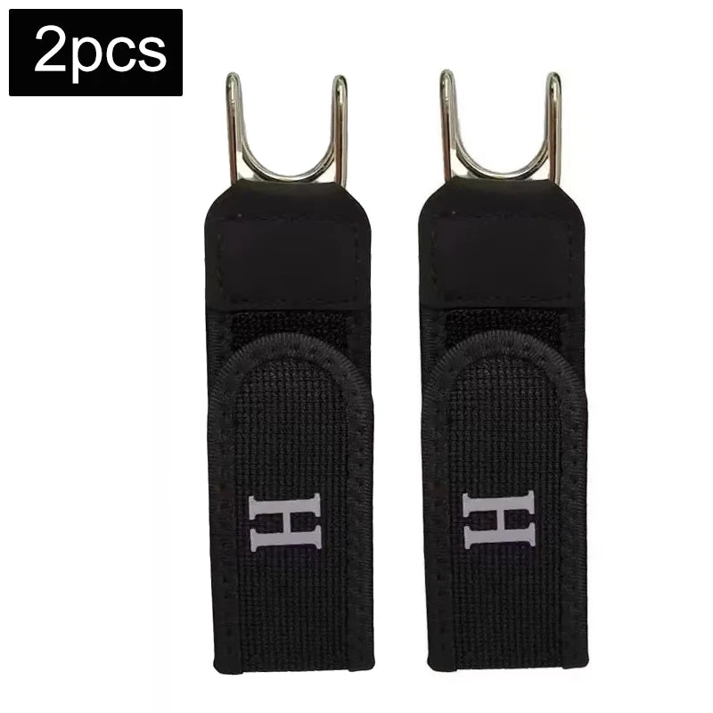 Adjustable Elastic Waistband Buckle - Magic Tape & Metal Hook Waistband Extender