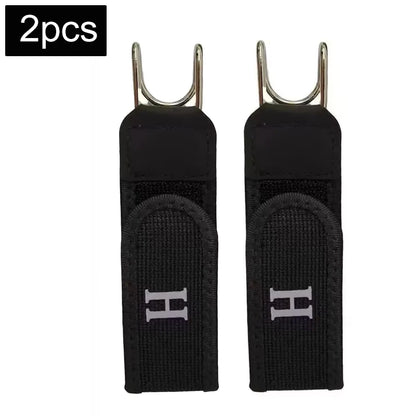 Adjustable Elastic Waistband Buckle - Magic Tape & Metal Hook Waistband Extender