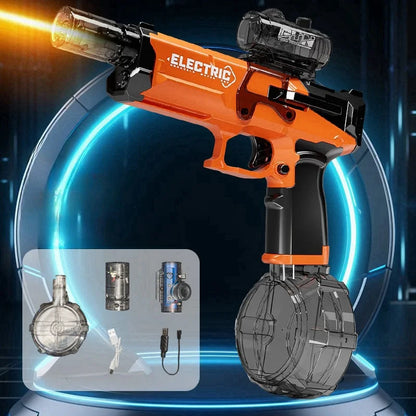 Children's High Pressure Electric Water Gun Toy, Automatic Water Blaster for Outdoor Beach, Pool, and Garden Games - Summer Fun Gift