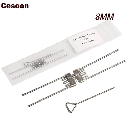 Dental Expansion Screw Ortho Expander – Rapid Palatal Tool with Swivel Keys for Orthodontic Frame (8/9/11/13mm)