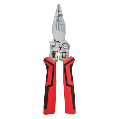 9-in-1 Multifunction Wire Stripping Pliers with Voltage Tester – Electrical Wire Stripper, Cutter & Crimper Tool for Maintenance & Repair