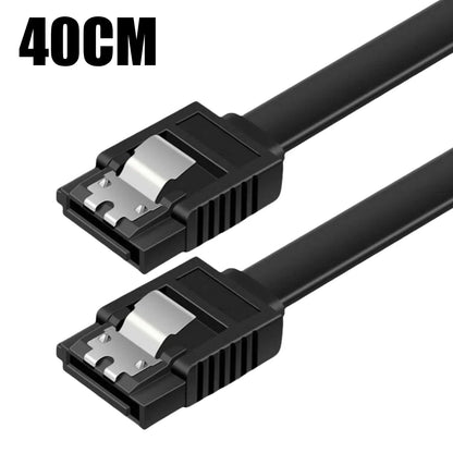 SATA 3.0 SSD Data Cable - 6Gbps High-Speed SATA III Cable for HDD, SSD, CD Drive and Desktop PC