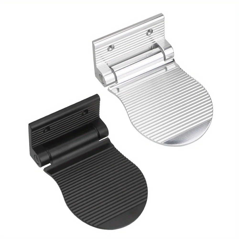 Bathroom Shower Footrest – Wall-Mounted Aluminium Alloy Pedestal Footstool, Anti-Slip Foot Pedal in Black or Silver