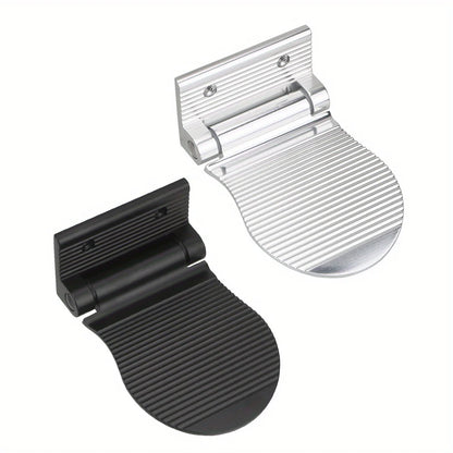 Bathroom Shower Footrest – Wall-Mounted Aluminium Alloy Pedestal Footstool, Anti-Slip Foot Pedal in Black or Silver