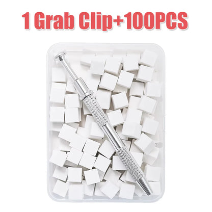Nail Art Sponge Set - 50/300-Piece Manicure Sponge with Grabbing Pen Tool