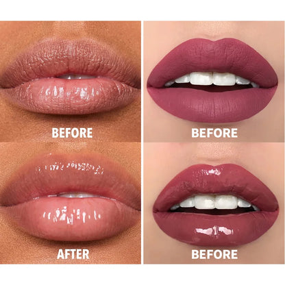 Clubday 9-Color Lip Balm Set – Moisturizing Fruit Lip Oil with Mirror, Long-Lasting Hydrating Lip Gloss