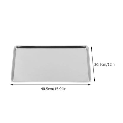 Stainless Steel Baking Sheet – Professional Cookie Tray Pan, Easy Clean & Dishwasher Safe