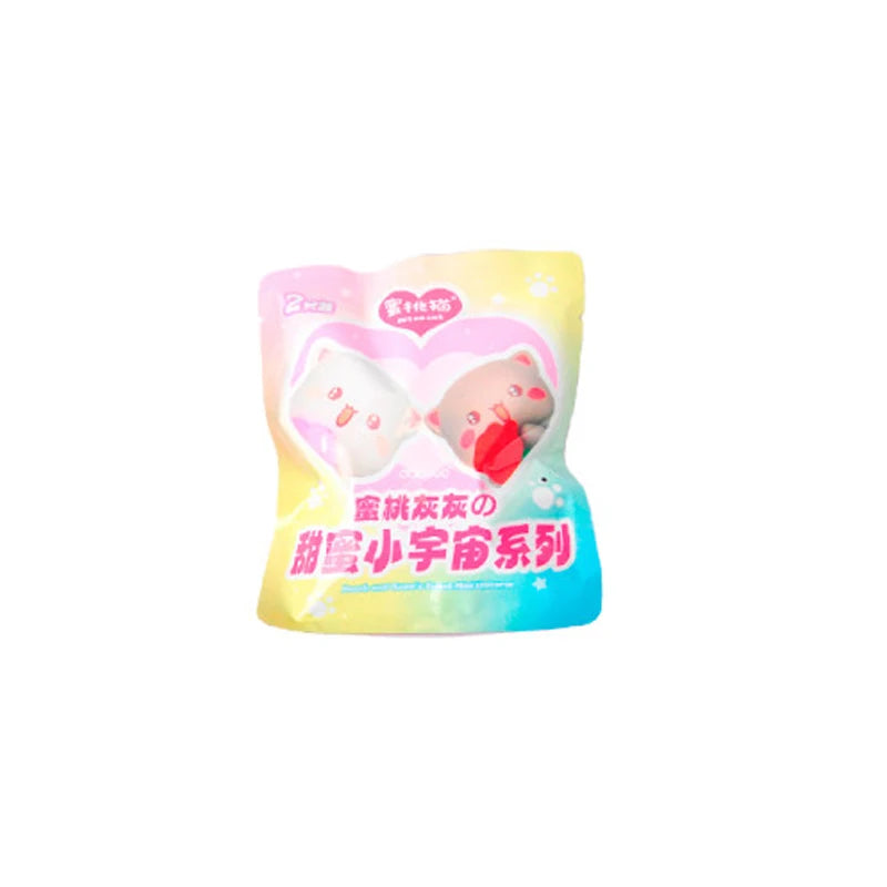 Mitao Cat Peach and Goma Sweet Mini Universe Blind Bag - Cute Anime Cat Collectible Figures, Mystery Box Toys, and Surprise Gifts