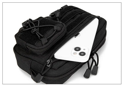 1000D EDC Molle Organizer Pouch – Horizontal Utility Tool Bag, Outdoor Waist Pack for EMT, Hunting & Fanny Pack Use